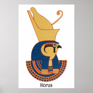 Póster Horus Antiguo dios Egipcio