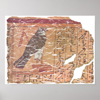 Póster Horus habla con Osiris