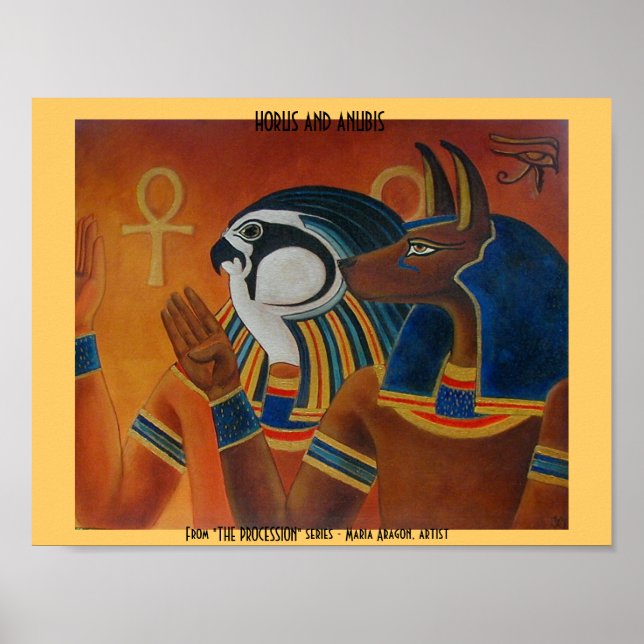 Póster Horus y Anubis (Frente)