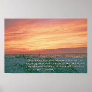 Póster Hosea 6:3