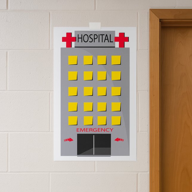 Póster Hospital Building Emergency Entrance (Subido por el creador)