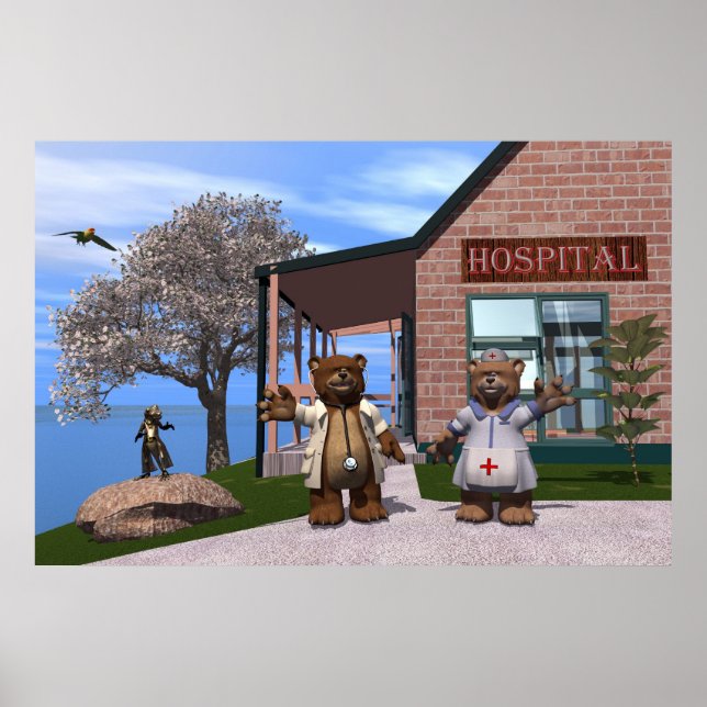 Póster Hospital de niños (Frente)