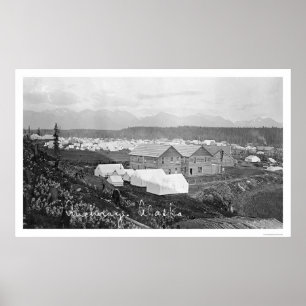 Póster Hospital en Anchorage, Alaska 1916