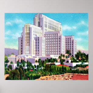 Póster Hospital General del Condado de LA