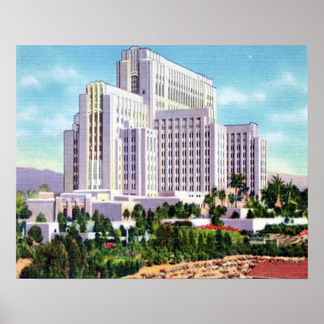 Póster Hospital General del Condado de LA (Frente)