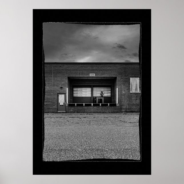 Póster Hospital Psiquiátrico Lakehead No. 2 con frontera (Frente)