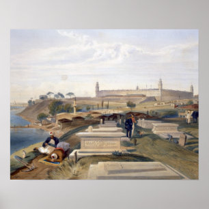 Póster Hospital y Cementerio, Scutari, plato de 'La Se