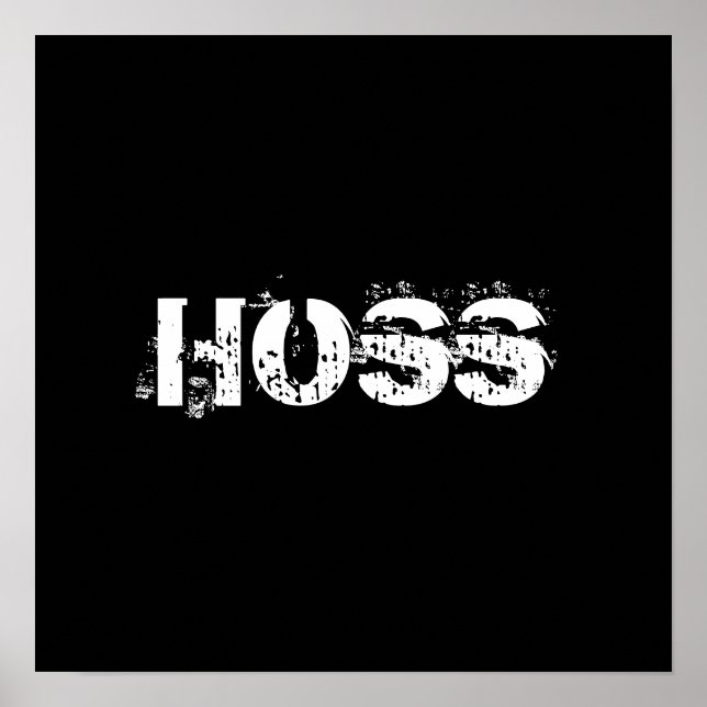 Póster Hoss (Frente)