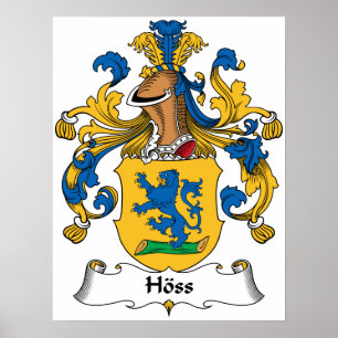 Póster Hoss Family Crest