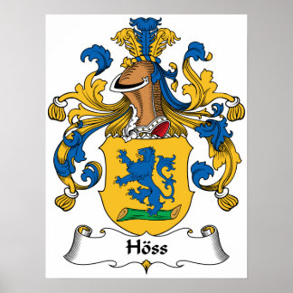 Póster Hoss Family Crest