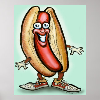 Póster Hot Dog Dude