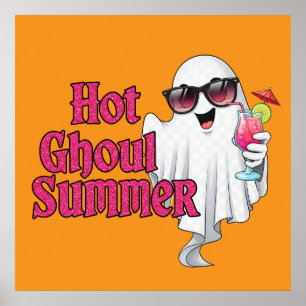 Póster Hot Ghoul Summer Tee