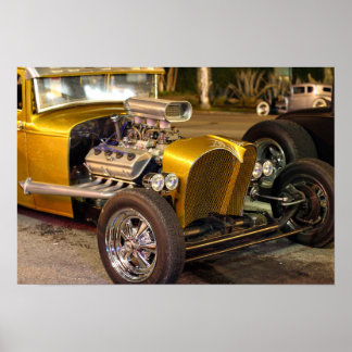 Póster Hot Rod Gold