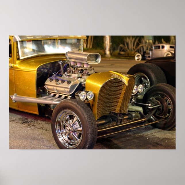 Póster Hot Rod Gold (Frente)