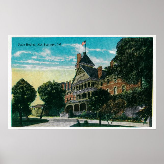 Póster Hot Springs in Paso Robles, CAPaso Robles, CA (Frente)