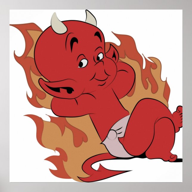 Póster Hot Stuff el pequeño diablo (Frente)