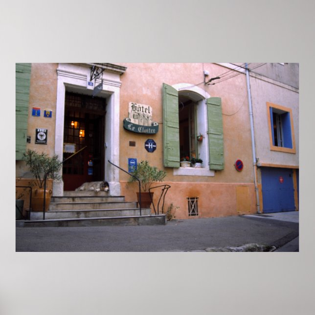 Póster Hotel, Arles, Provenza (Frente)