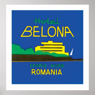 Póster Hotel Belona Rumanía