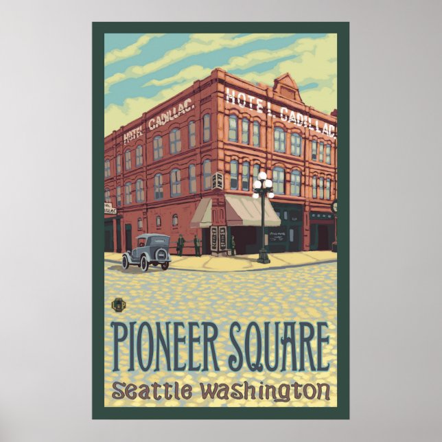 Póster Hotel Cadillac - Pioneer Square Seattle, WA Poster (Frente)
