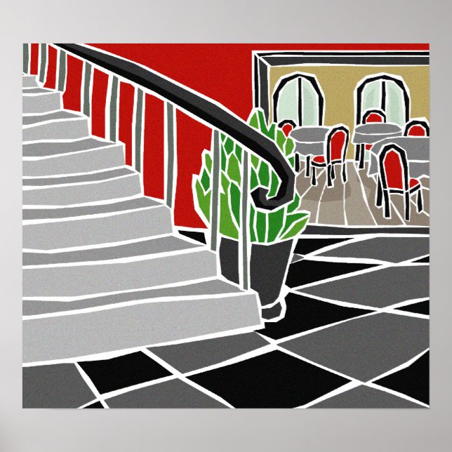 Póster Hotel Cafe Poster (Frente)