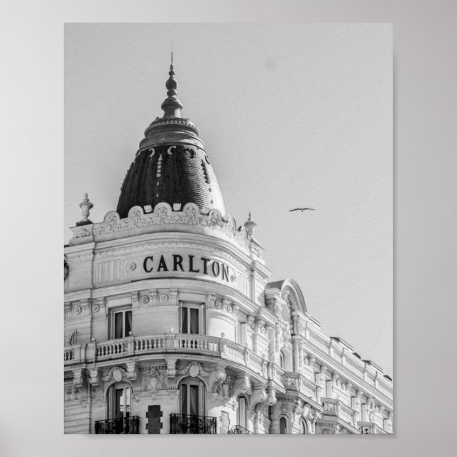 Póster Hotel Carlton en Cannes (Frente)