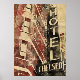 Póster Hotel Chelsea Hotel Poster