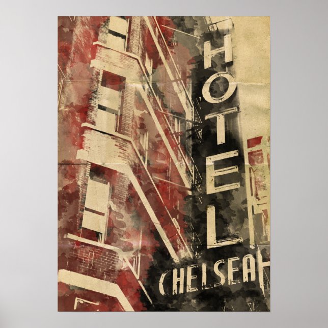Póster Hotel Chelsea Hotel Poster (Frente)