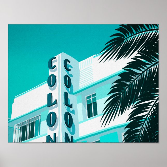Póster Hotel Colony Miami (Frente)