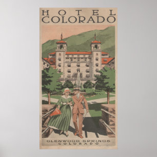 Póster Hotel Colorado Travel Poster