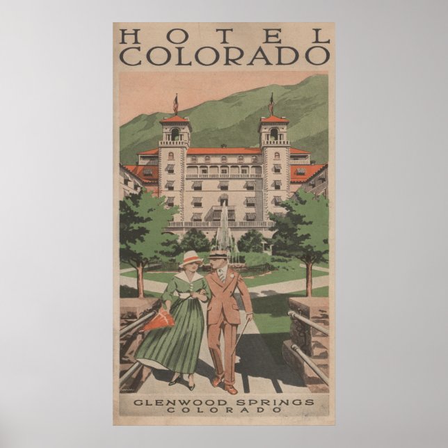 Póster Hotel Colorado Travel Poster (Frente)