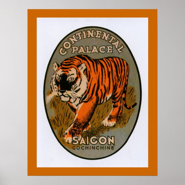 Póster Hotel Continental Palace Saigon (Frente)