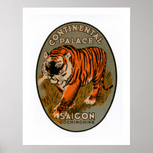 Póster Hotel Continental Palace Saigon (lienzo)