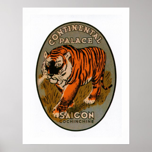 Póster Hotel Continental Palace Saigon (lienzo) (Frente)
