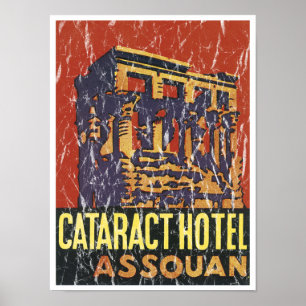 Póster Hotel de la catarata - apenado