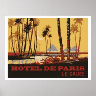 Póster Hotel de París (El Cairo)