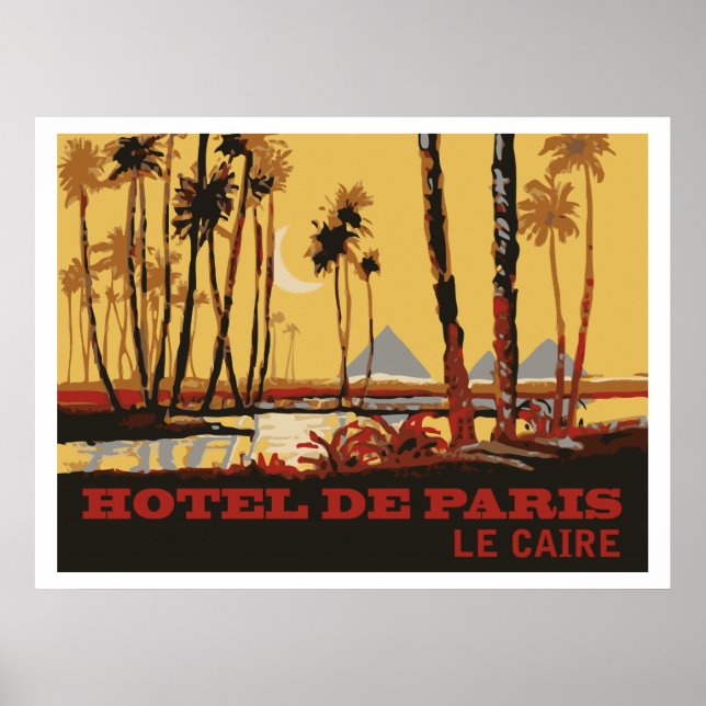 Póster Hotel de Paris (Le Caire) (Frente)
