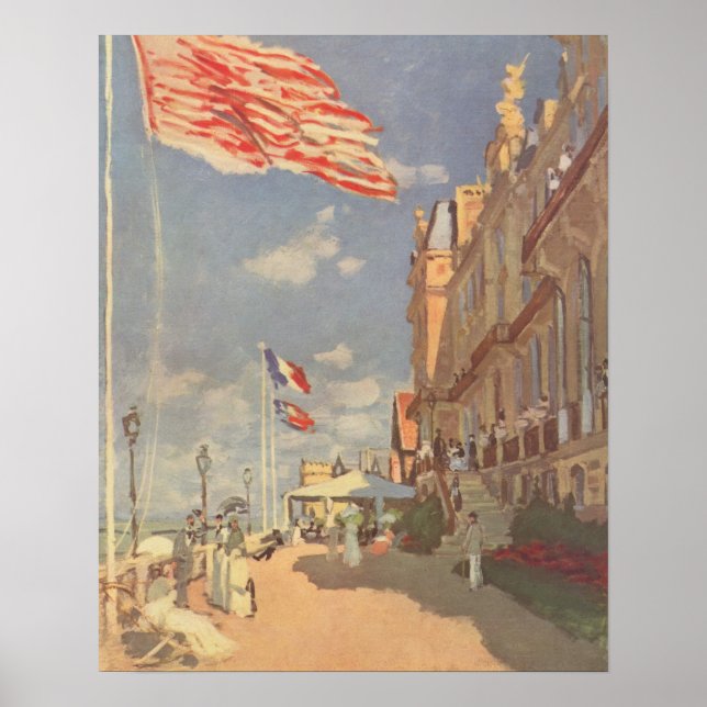 Póster Hotel Des Roches Noires En Trouville - Claude Mone (Frente)