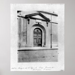 Póster Hotel du Grand Veneur en la ruda de París 60