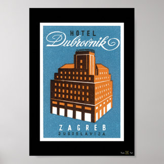 PÓSTER HOTEL DUBROVNIK