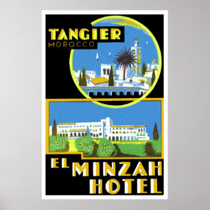 Póster Hotel El Minzah, Tánger
