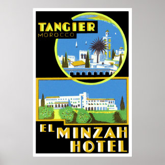 Póster Hotel El Minzah, Tánger