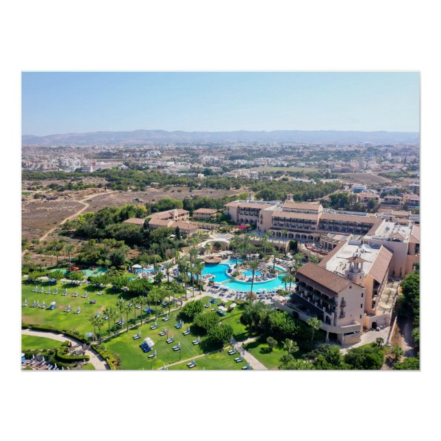 Póster Hotel Elysium, Paphos, Chipre (Anverso)