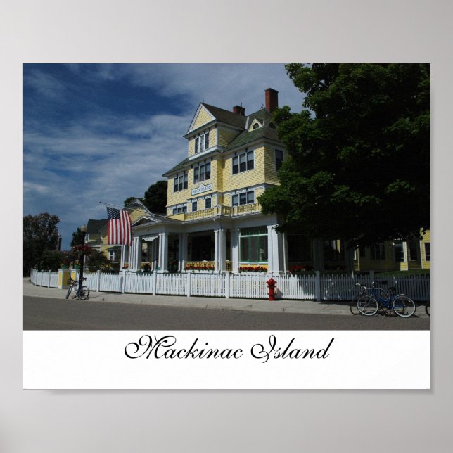Póster Hotel en Mackinac Island print (Frente)