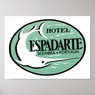 Póster Hotel Espadarte Sesimbra Portugal