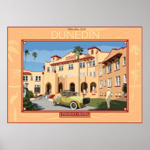 Póster Hotel Fenway. Dunedin, Florida