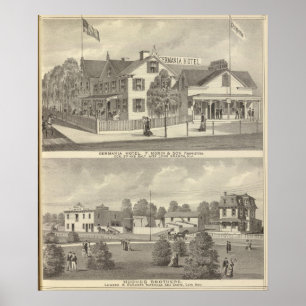 Póster Hotel Germania, Long Branch y Hughes Brothers