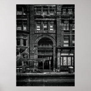 Póster Hotel Gladstone No 1 Versión de Película Antigua