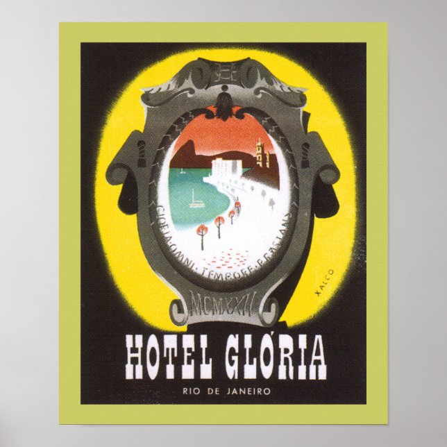 Póster Hotel Gloria Rio de Janeiro (frontera) (Frente)