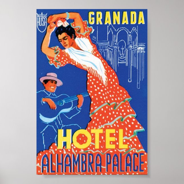Póster Hotel Granada Alhambra (Frente)