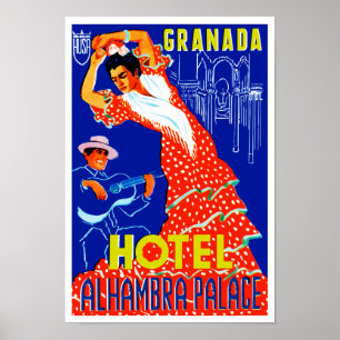Póster Hotel Granada Alhambra